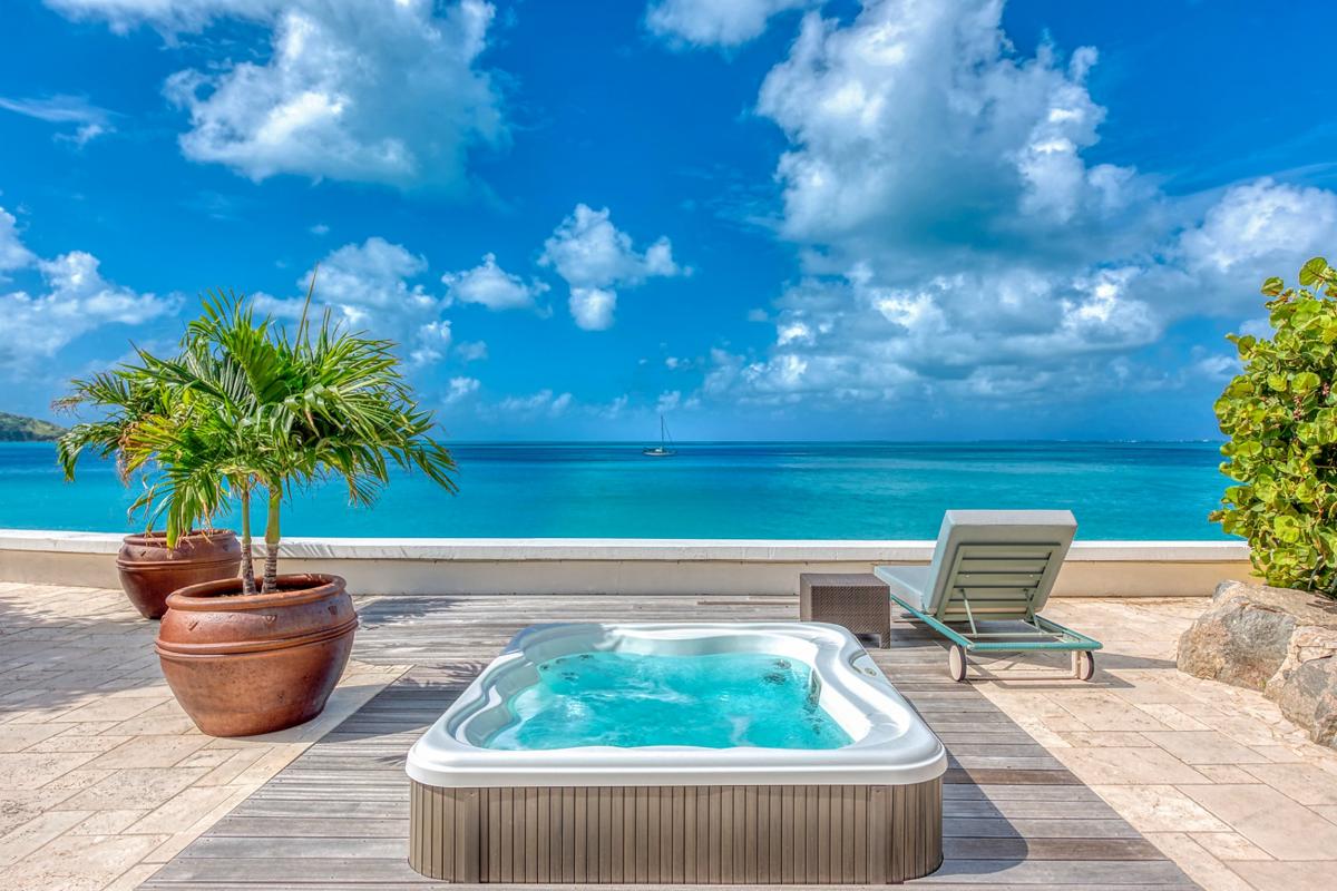 Unique Villa rental St Martin - Hot tub